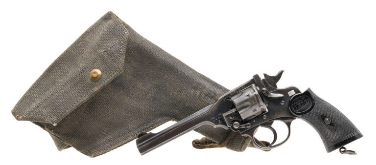 WWII Webley Mark IV Singapore Police Revolver .38/200