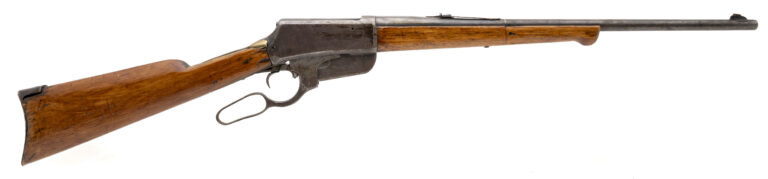 Antique Winchester 1895 Flatside Rifle 30 Army