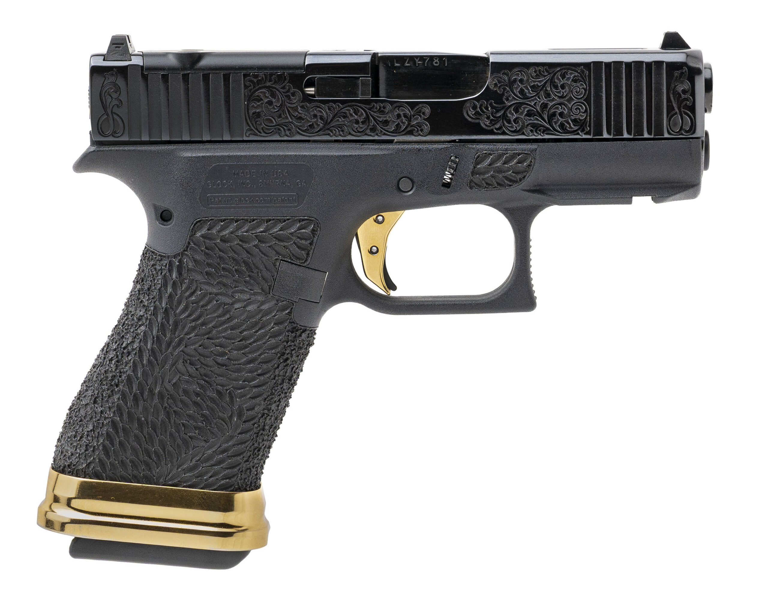 MAD CACTUS CUSTOMS NOPAL NEGRO GLOCK 43X MOS PISTOL 9MM (L2026-13181)