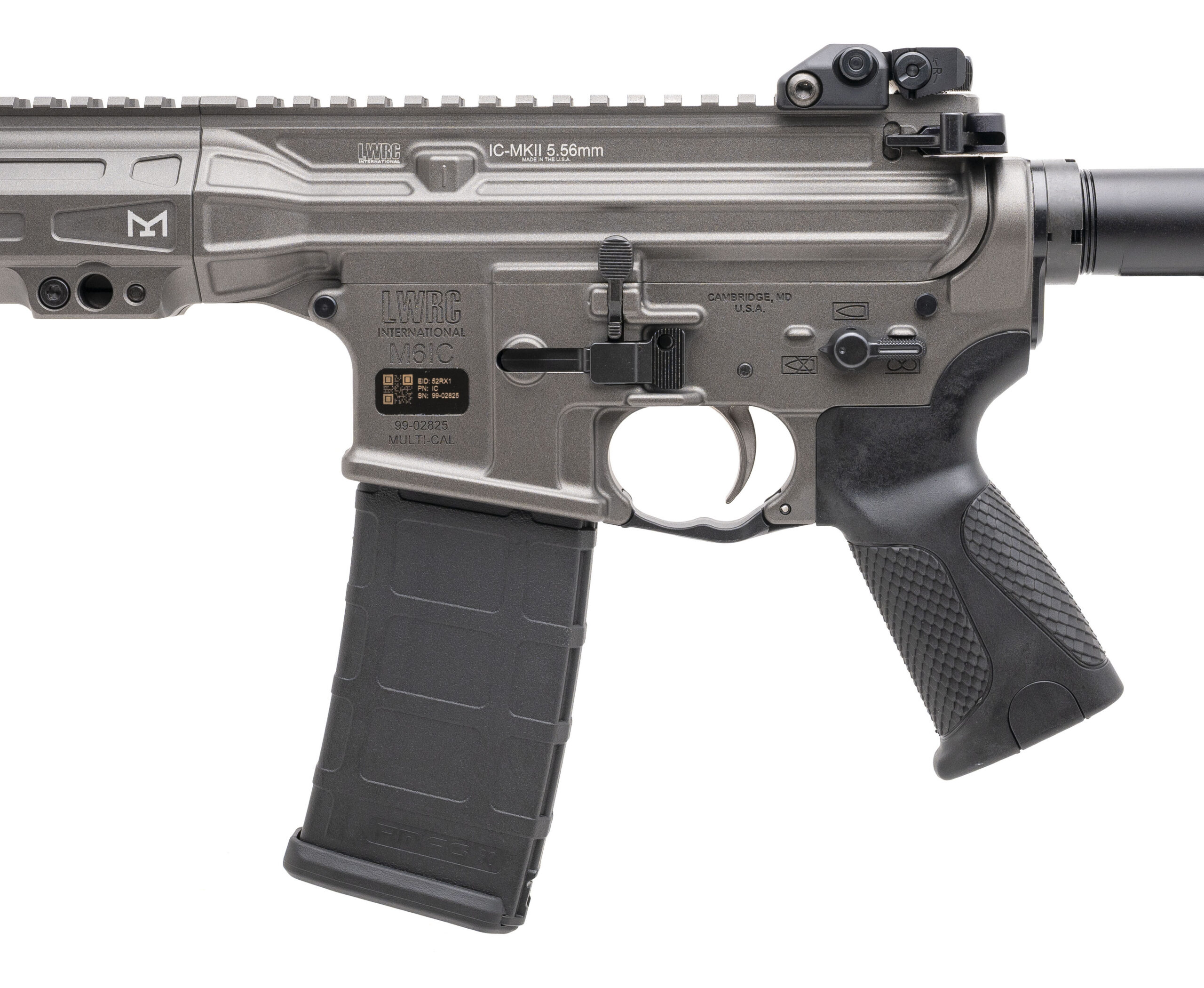 Cowboy Stock Rifle (SN: 99-02825) LWRC ICMKII SHORT BARREL RIFLE 5.56 NATO (L2026-14115 ...