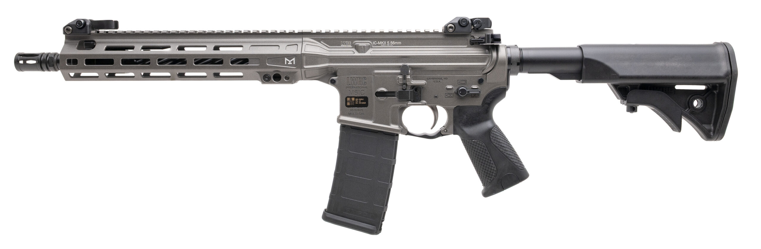 Cowboy Stock Rifle (SN: 99-02825) LWRC ICMKII SHORT BARREL RIFLE 5.56 NATO (L2026-14115 ...