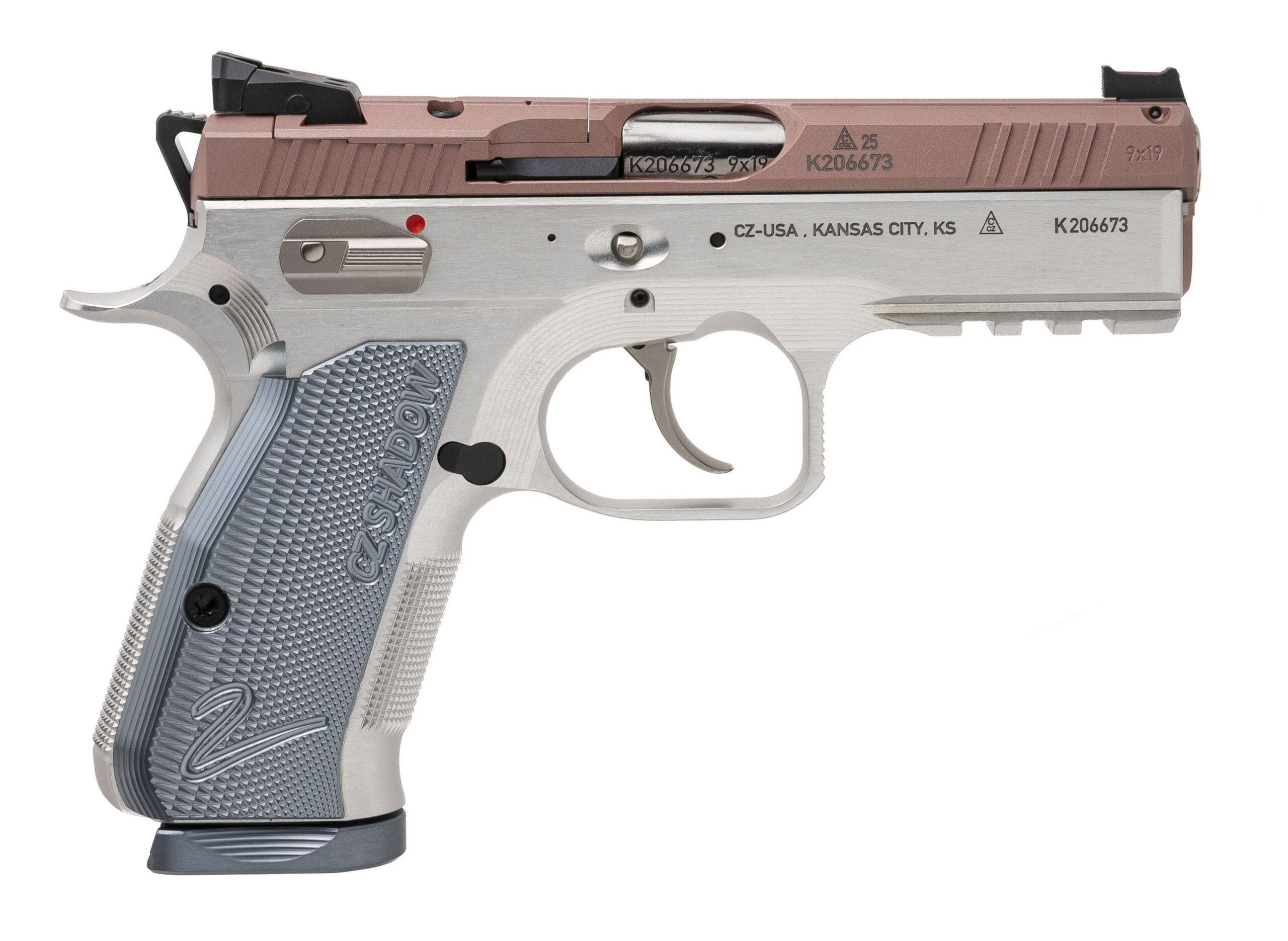 (SN: K206673) CZ SHADOW 2 COMPACT ROSE PISTOL 9MM (L2026-13535) NEW